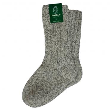Samwo, 100% Schafwoll-Socken, dicke warme Wintersocken wie handgestrickt,SWS 46-47 ly 46-47