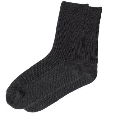 SamWo, Schafwollsocken aus 100% Merinowolle faserverstärkt, mittlere Stärke anthrazit 35-38 m/anth 35-38 | anthrazit