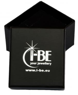 I-be, Onyx schwarz Edelstein Ring 925 Sterling Silber 104421/11 