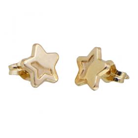 I-be, Stern Ohrstecker, 14 k (585) Gold, 7x7 mm, 35585229201P 