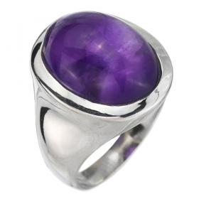 I-be, Amethyst Edelstein Ring 925 Sterling Silber 100312/12x16 