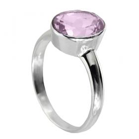 I-be, Amethyst lila Edelstein Ring 925 Sterling Silber 100322/8x10 