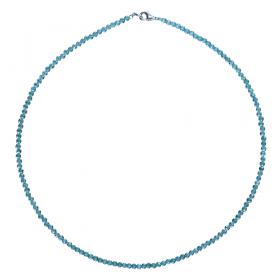 I-be, Apatiit Edelstein Halskette facettiert, 925 Silber im Geschenketui, 4404 