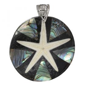 I-be, Paua Muschel, Seestern Anhänger, 2082 Seestern MS 