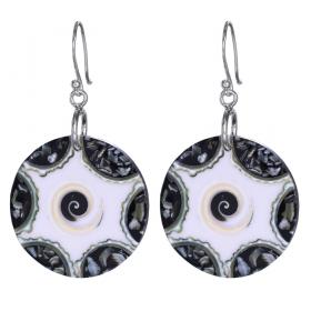 I-be, Perlmutt, Shiva Eye Ohrringe, 394783 MS 