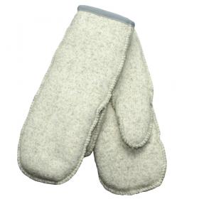 Samwo, Fäustlinge/Handschuhe 100% Merinowolle,elastisch,athmungsaktiv S | hellgrau