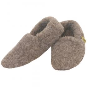 SamWo,Fußwärmer Hausschuhe Wellness aus 100% Schafwolle 41-42 | braun