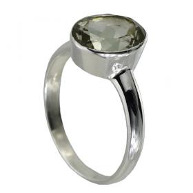 I-be, Amethyst grün Edelstein Ring 925 Sterling Silber 1003g22/8x10 