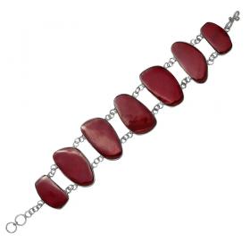 I-be, Koralle Armband, 925 Silber, 5027 