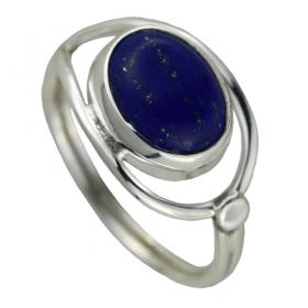 I-be, Lapis Lazuli Edelstein Ring 925 Sterling Silber 102912/8x10-S 54  US 7
