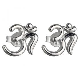 I-be, OM Ohrstecker 925 Silber, 35 OM 925 