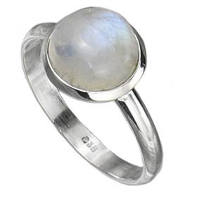 I-be, Regenbogen Mondstein Edelstein Ring 925 Sterling Silber 107911-10 