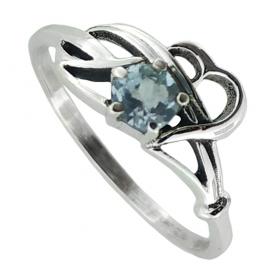 I-be, Regenbogen Mondstein Edelstein Ring 925 Sterling Silber 107925-3B 54 (17,2)