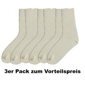 Samwo, Schafwollsocken aus 100% Merinowolle faserverstärkt, Premium light, 3xSWS 39-41 light/natur 3x39-41 | natur