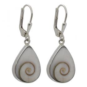 I-be, Shiva Eye Tropfen Ohrringe, 925 Silber, 398304 KB 
