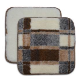 SamWo, Sitzkissen/ Stuhlkissen aus 100% Merinowolle 