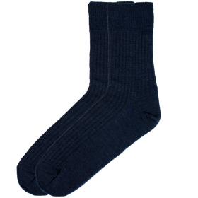 Samwo, Schafwollsocken aus 100% Merinowolle faserverstärkt, Premium light, SWS 35-38 light/blau 35-38 | blau
