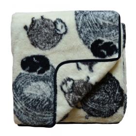 SamWo, Schafwolldecke/Kuscheldecke, Floor 100% Merinowolle, 200x140cm sheep 
