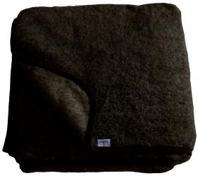 SamWo, Schafwolldecke/Kuscheldecke, Floor 100% Merinowolle, 100x150cm, KD bark 